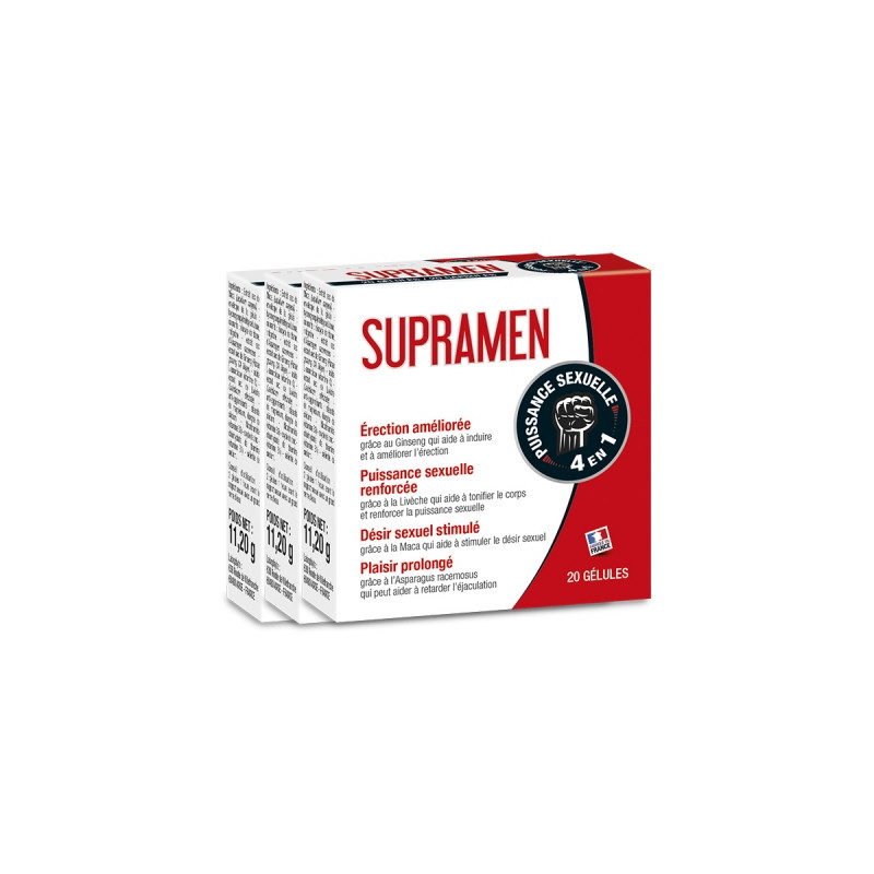Pack Supramen (3 X 20 gélules) -