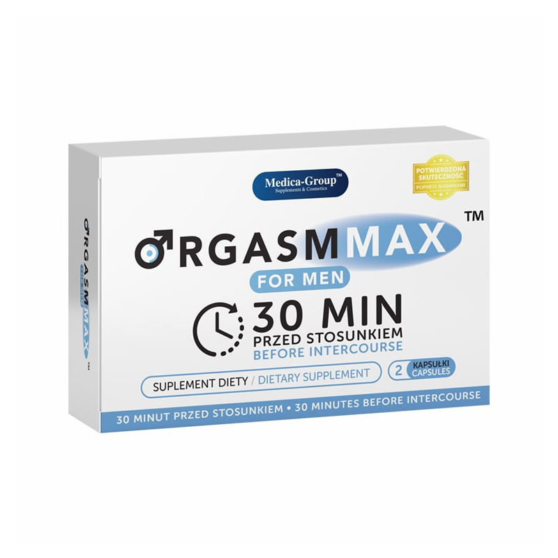 Complément Alimentaire Orgasm Max Pour Femmes - 8 Gélules (4x2), Libido, Ingrédients Naturels