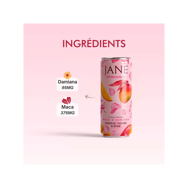 Boisson aphrodisiaque Jane Mangue Poivre Rose - Tous nos produits