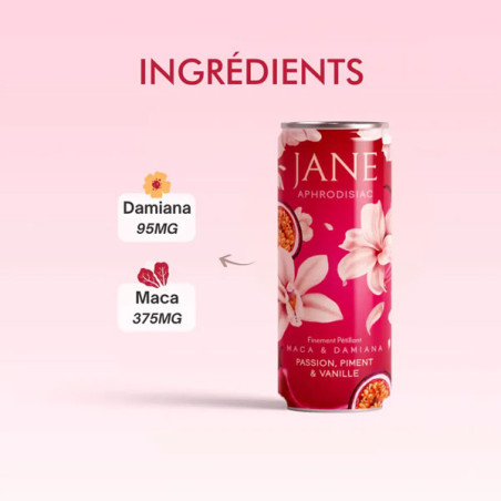 Boisson aphrodisiaque Jane Passion Piment Vanille - Tous nos produits Boisson aphrodisiaque Jane Passion Piment Vanille - Tous nos produits