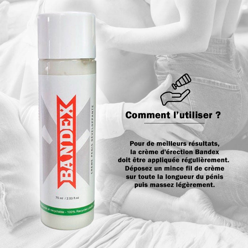 Crème d'érection bandex (75ml) - crème aphrodisiaque