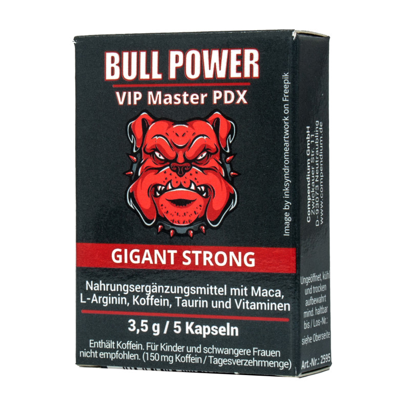 Aphrodisiaque Bull Power (5 gélules) - Tous nos produits