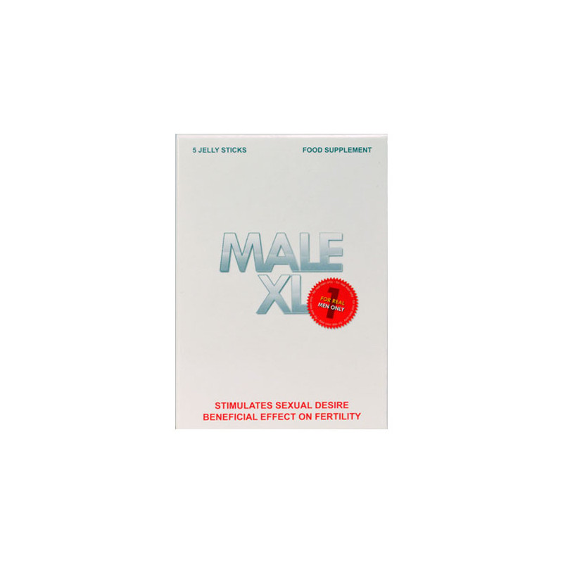 Stimulants taille pénis Male XL Jelly Stick (5 sticks) - Tous nos produits