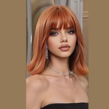 Perruque rousse Lolly - Perruques pour travestis