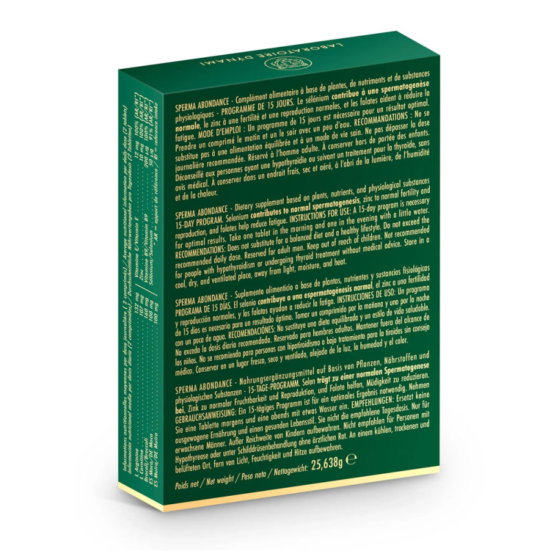 Sperma Abondance (30 comprimés) - Tous nos produits