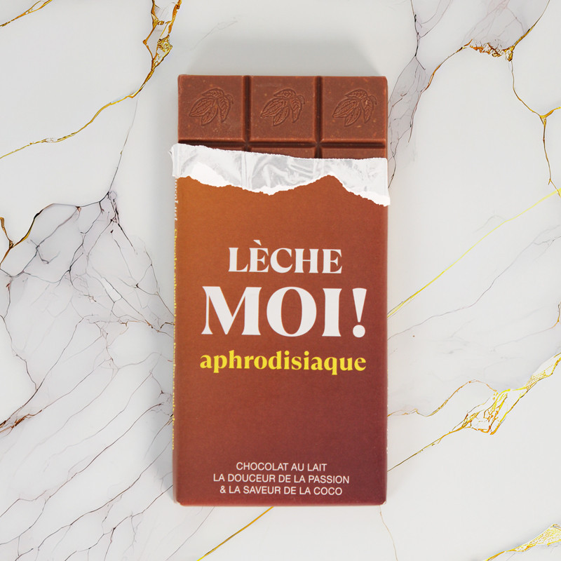 Chocolat aphrodisiaque Lèche Moi ! - Tous nos produits