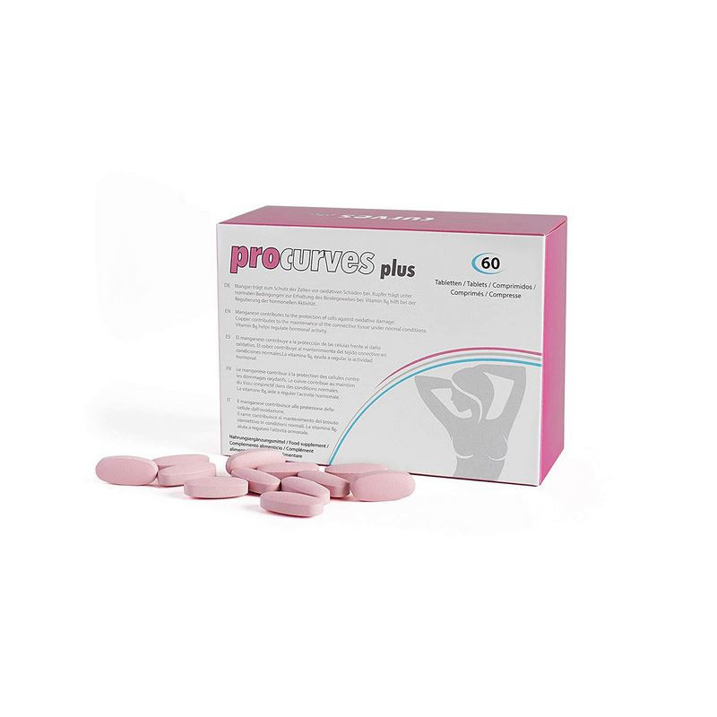 Procurves Plus (60 gélules) - Pilules volume poitrine pour travesti