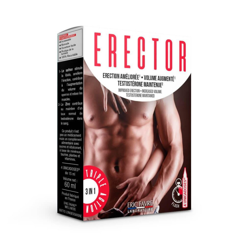 Stimulant sexuel Erector - 4 unicadoses -