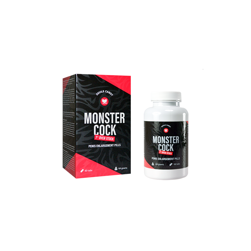Monster Cock (60 comprimés) - Taille du Pénis Boîte